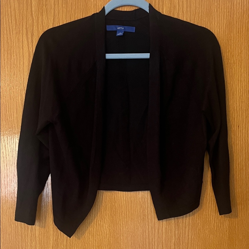 Apt. 9 Women's Black Cardigan Sweater